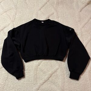 Alo Yoga Devotion Pullover Fleece Crop top